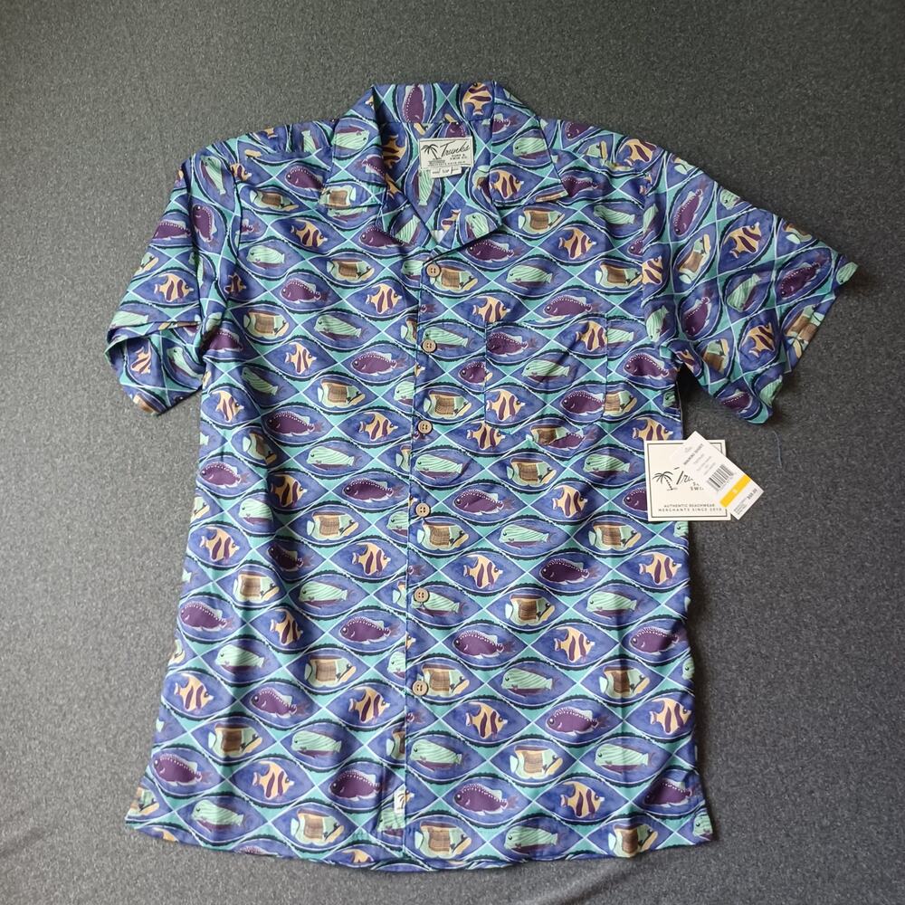 Trucks Waikki  Fish Shirt NWT Men's S/P